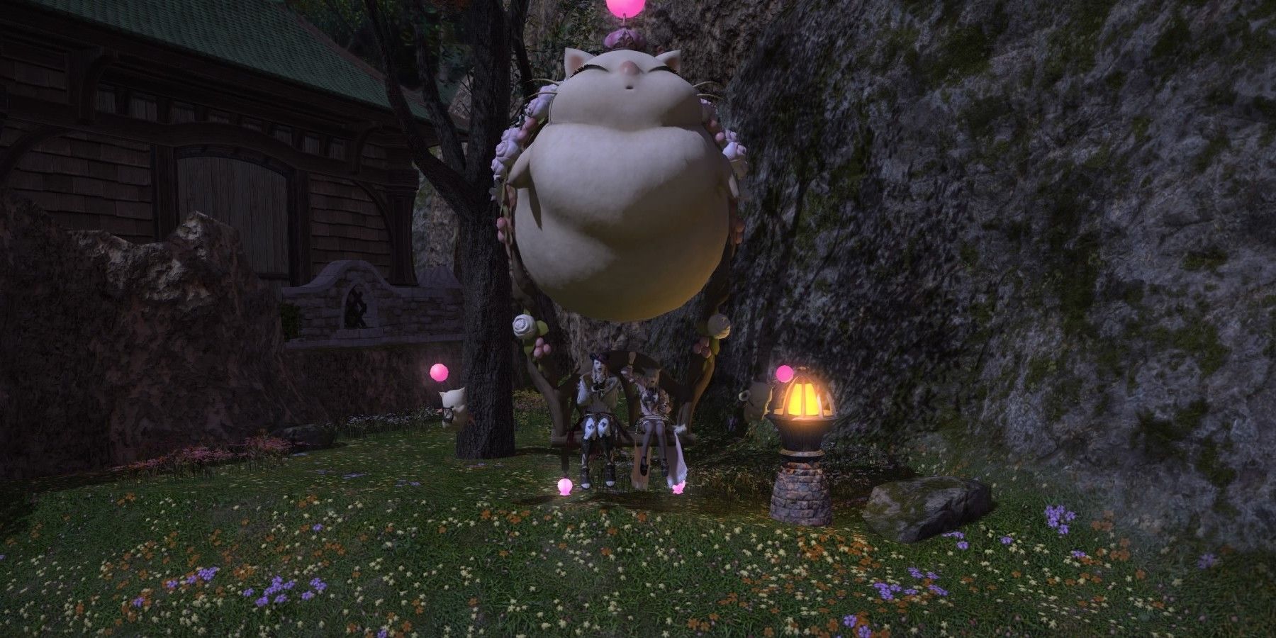 Fat moogle with swing attachment.