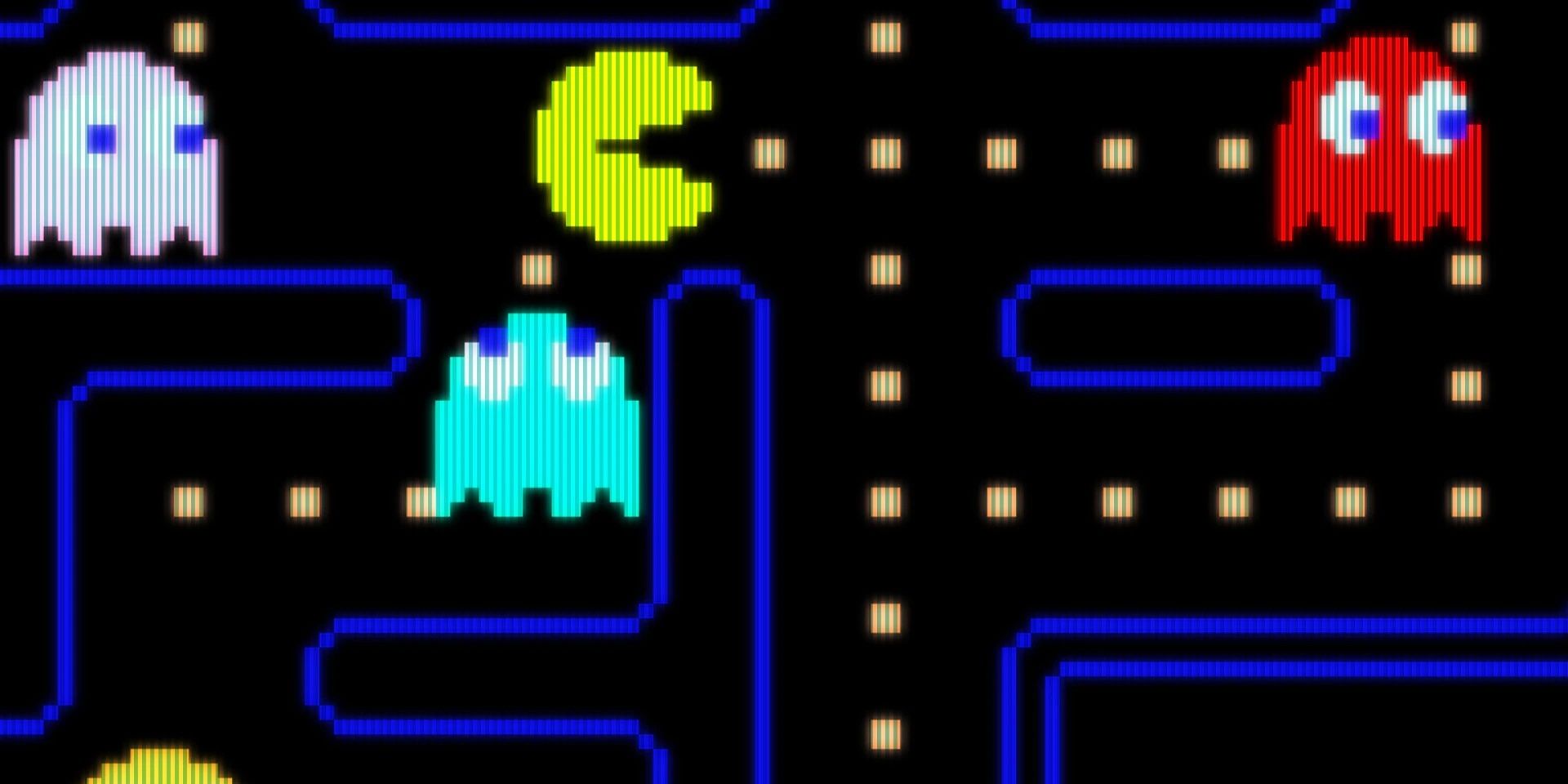 Pac-Man Collecting Dots