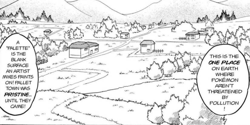 Pokemon Adventures an off-screen Blue explains Pallet Town's uniqueness