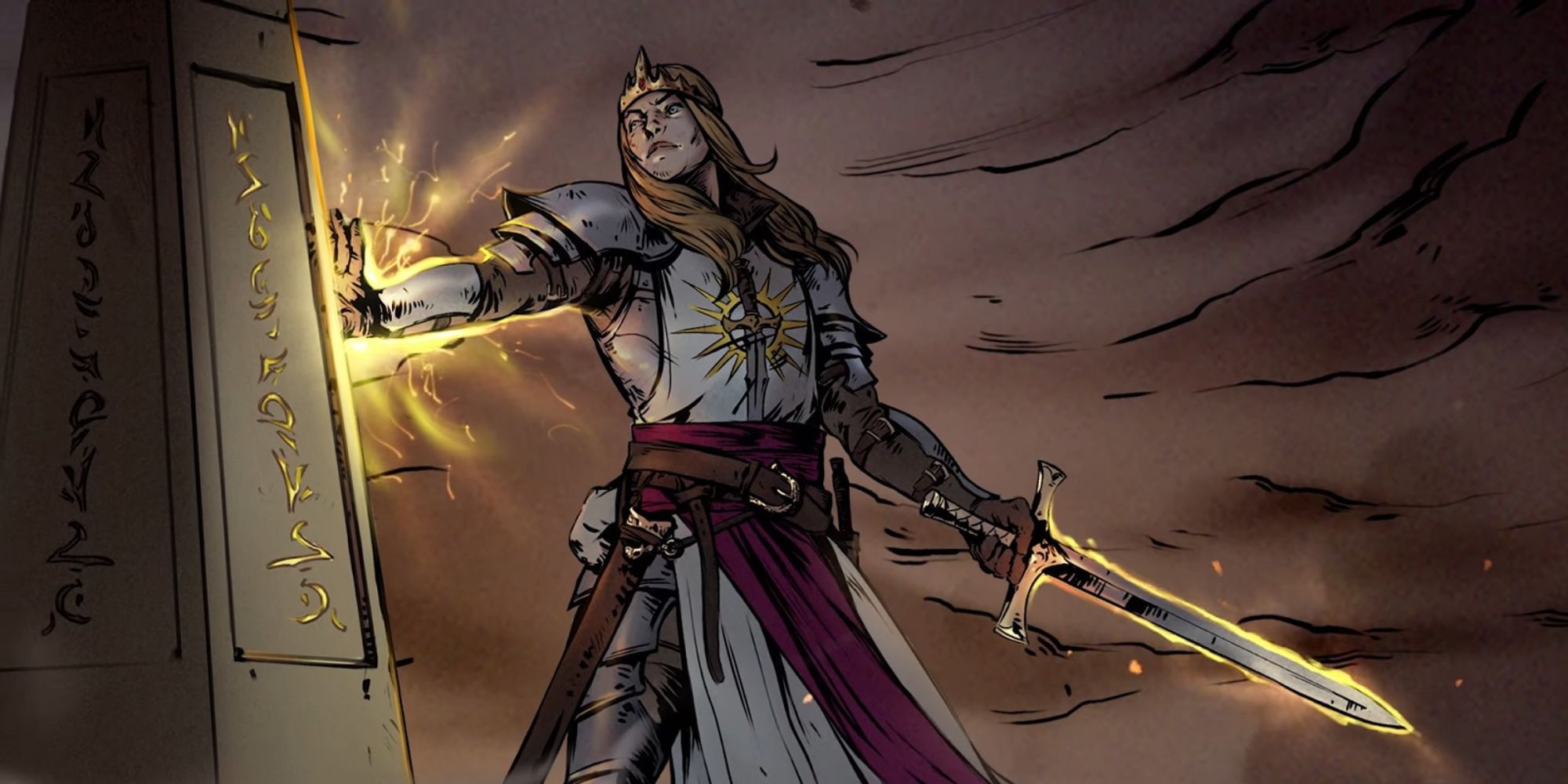 Pathfinder Wrath of the Righteous персонаж с мечом