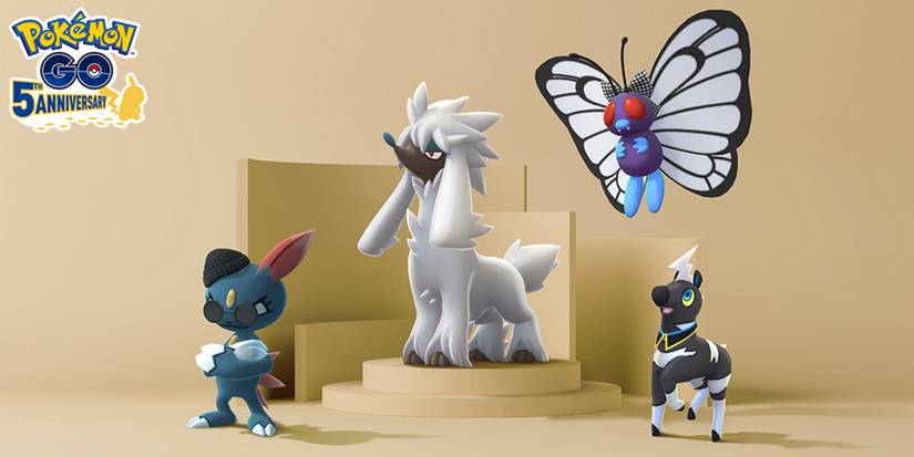 Pokemon GO sneasel butterfree furfrou Blitzle fashionable style
