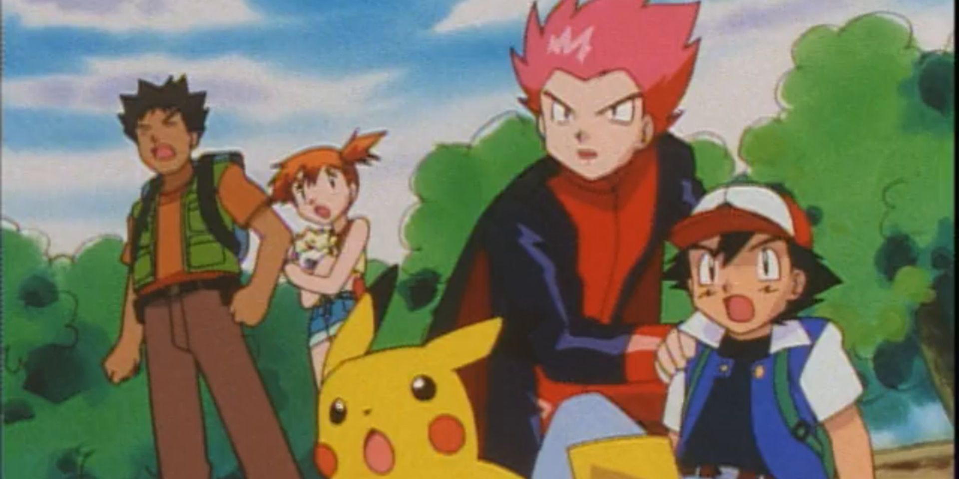 Pokemon Master Quest Lance, Ash, Misty, Brock & Pikachu