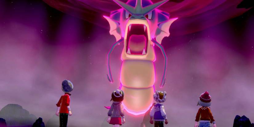 Pokemon Sword Shield gyrados Pokemon Raid Gigantamax