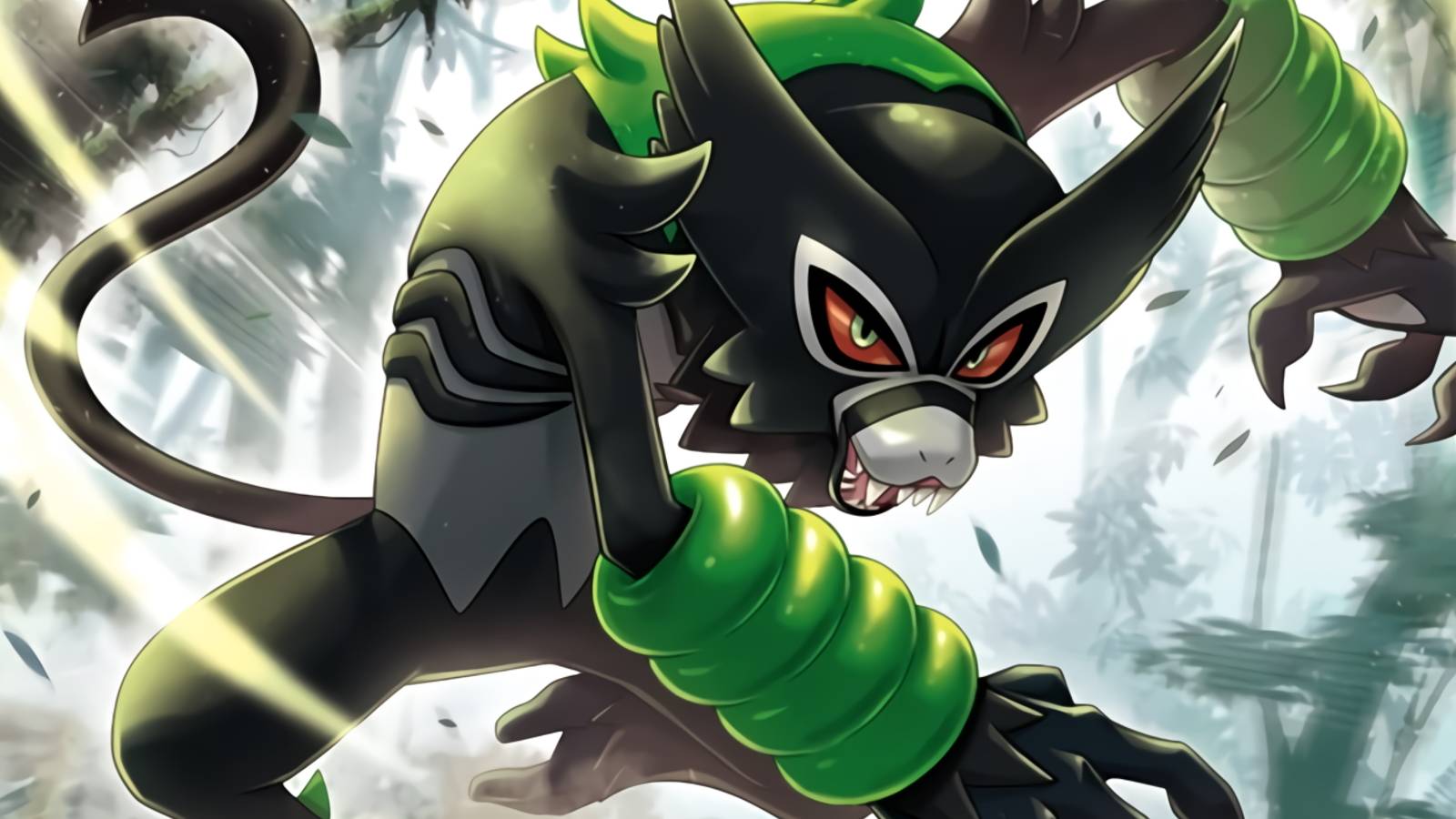 Pokemon TCG Zarude Card Art