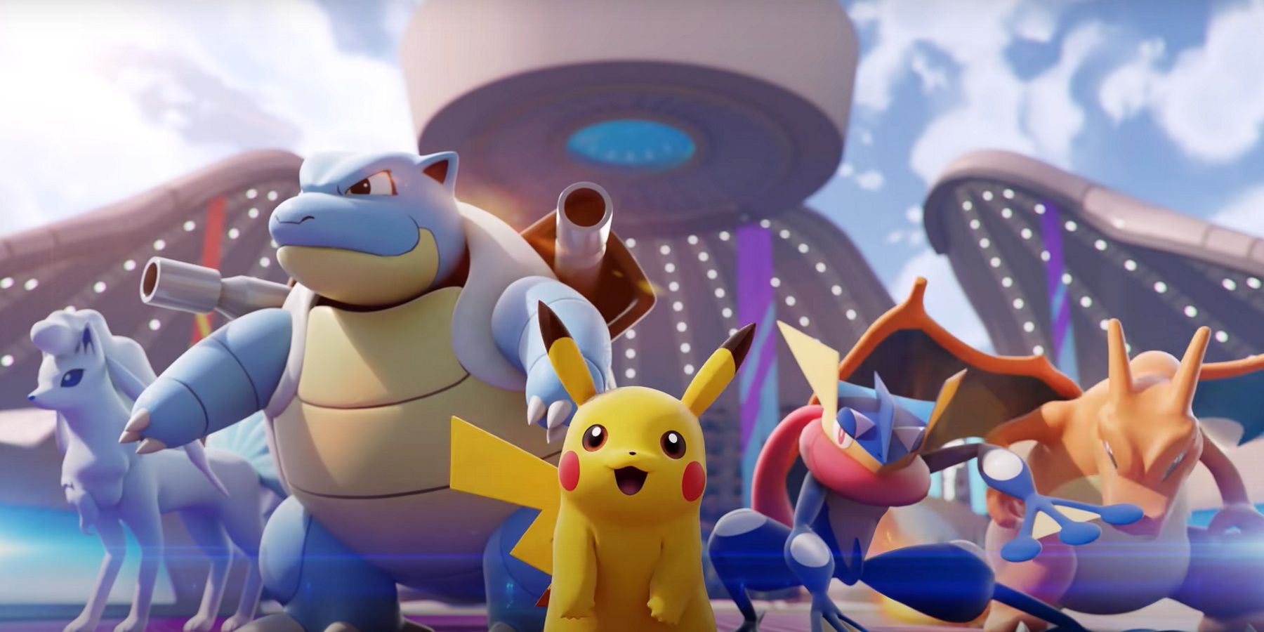 Pokemon Unite pikachu blastoise ninetails greninja charizard team