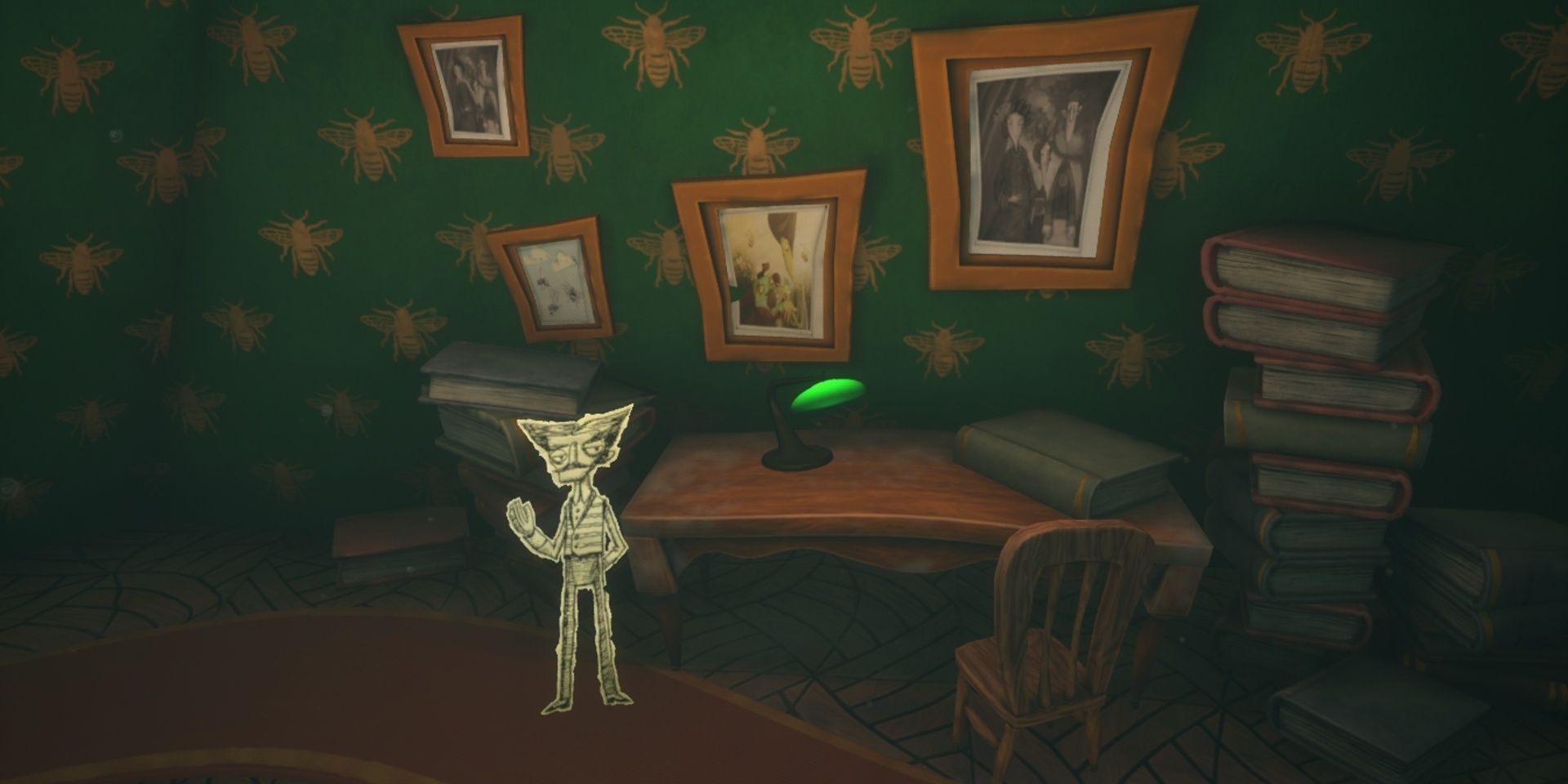 Above the library in Psychonauts 2