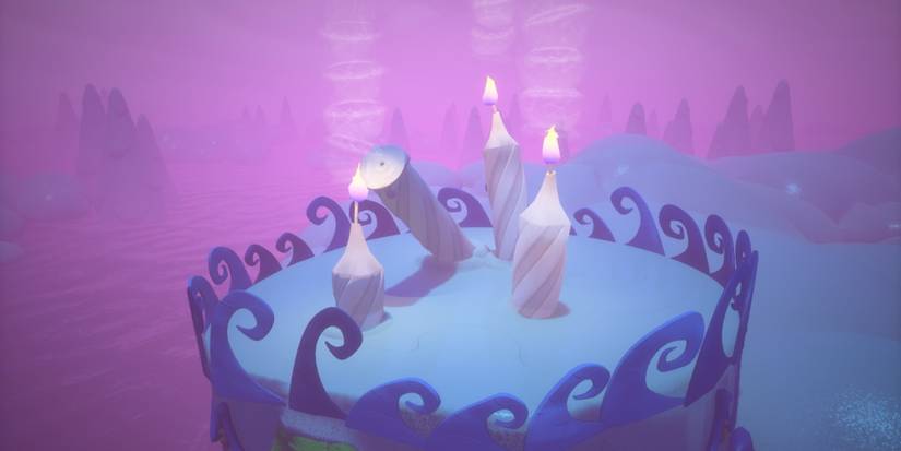 Top of a cake in Bob's Bottles in Psychonauts 2