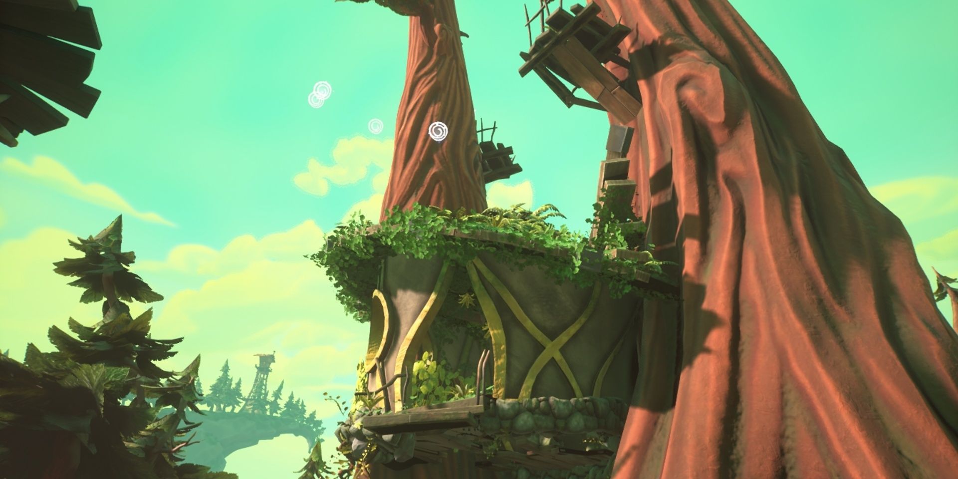 The treehouse near Cassie's Beehive in Psychonauts 2