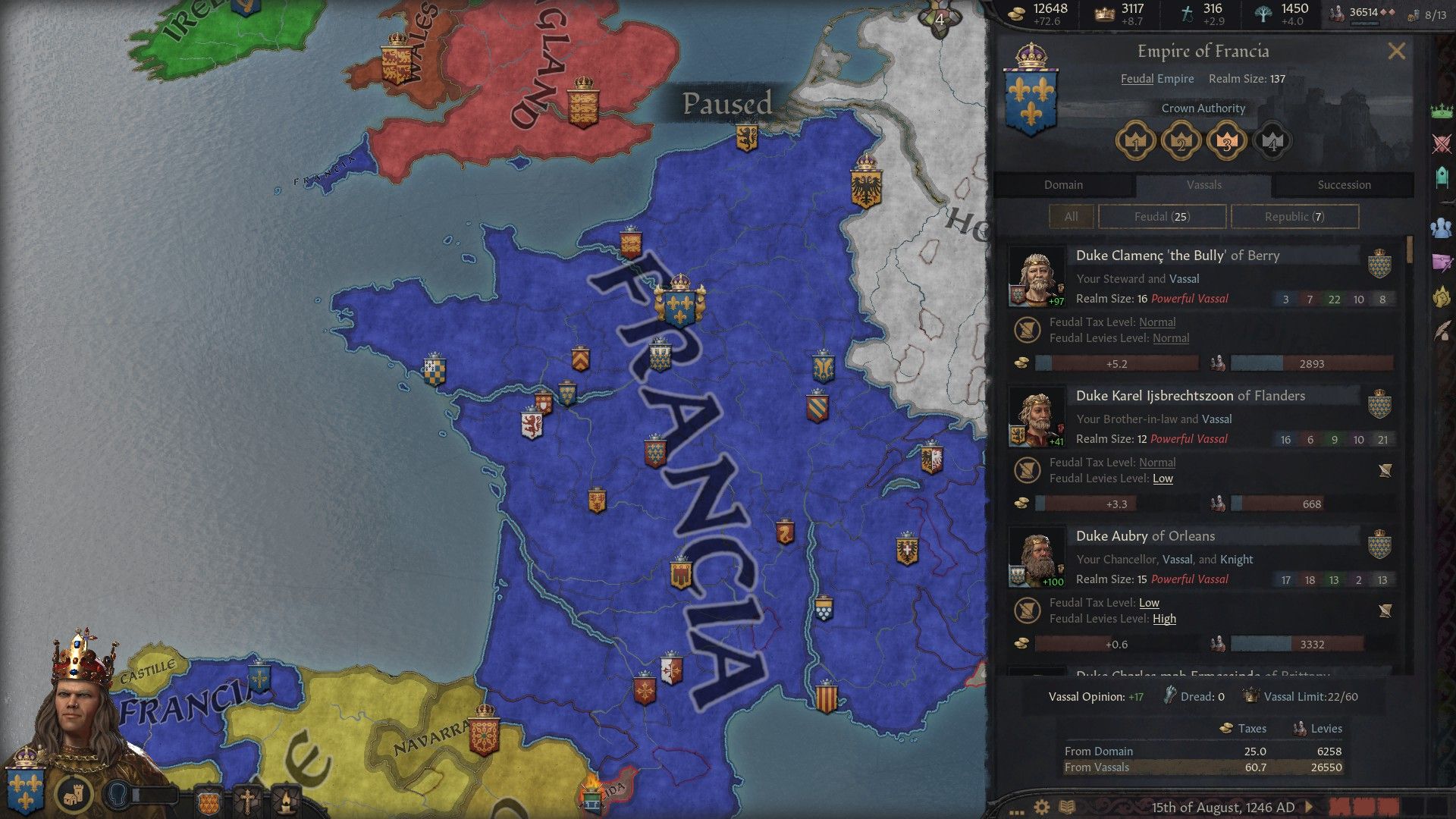 crusader kings 2 over vassal limit