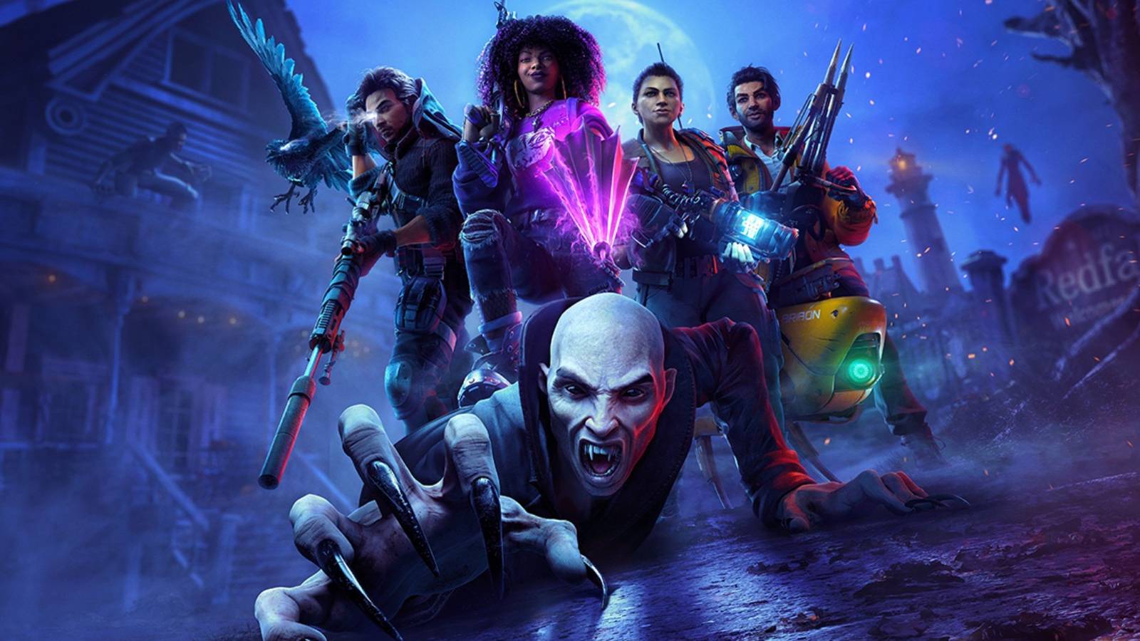 Redfall Vampire and characters