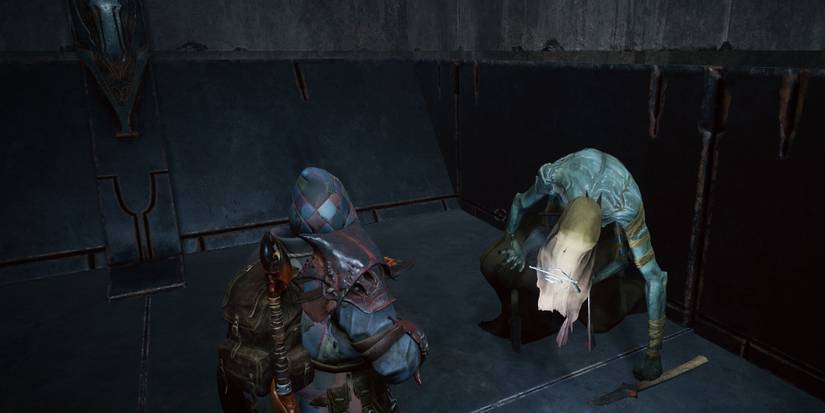 Remnant From The Ashes - Looking Down At A Defeated Undying King