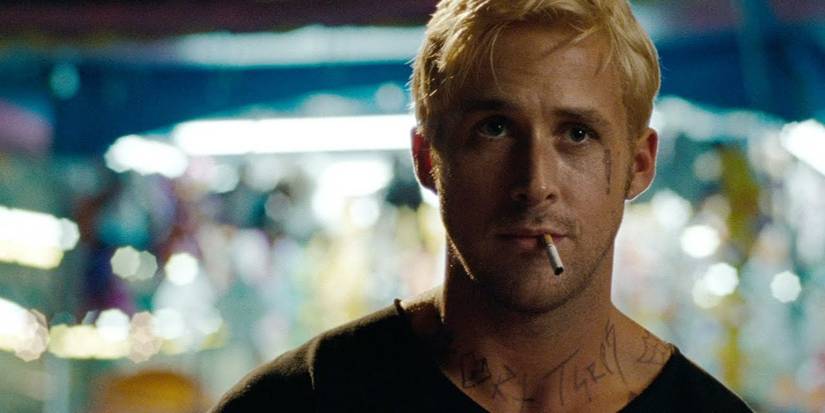 Ryan Gosling smokes in Place Beyond the Pines