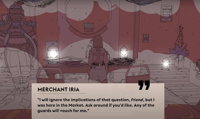 Sable Merchant Iria Heartbreak in the City Quest