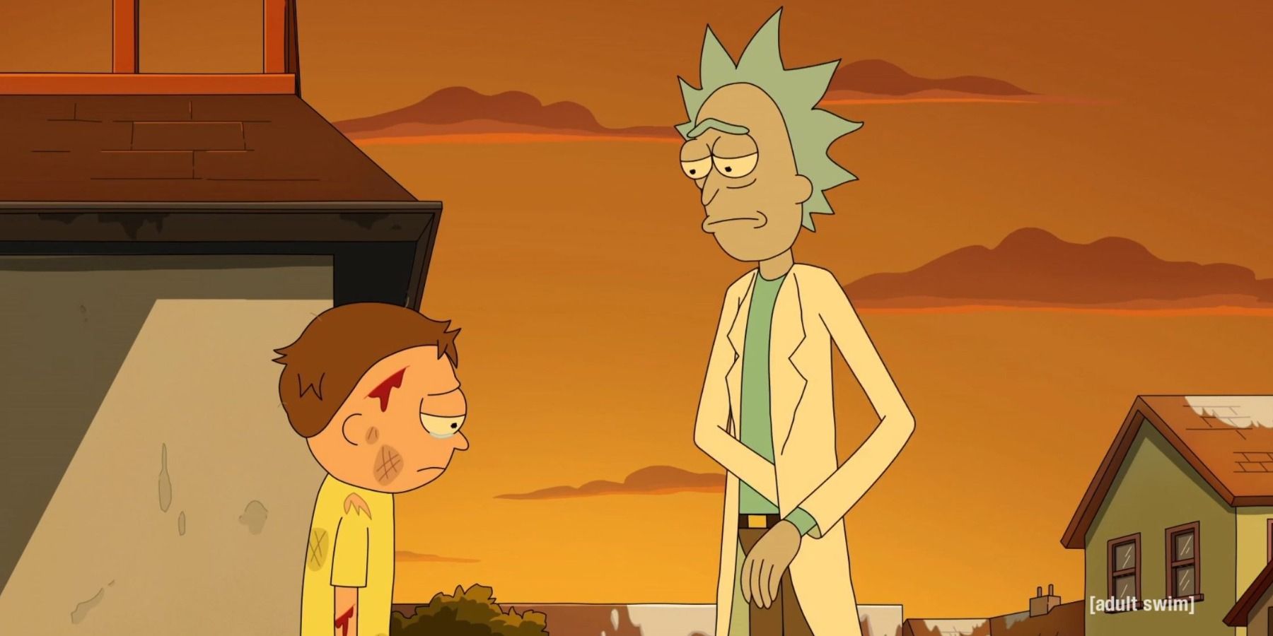 Sad Rick and Morty season five finale