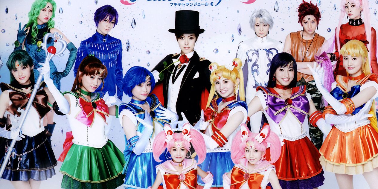 Sailor Moon Musical actors Usagi Tuxedo Mask and Sailor Guardians