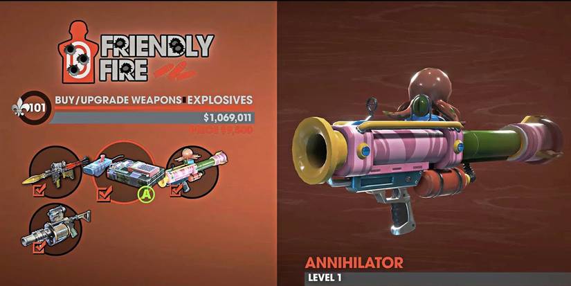 Saints Row vs Grand Theft Auto GTA Weapon Choice Annihilator Sharkomatic