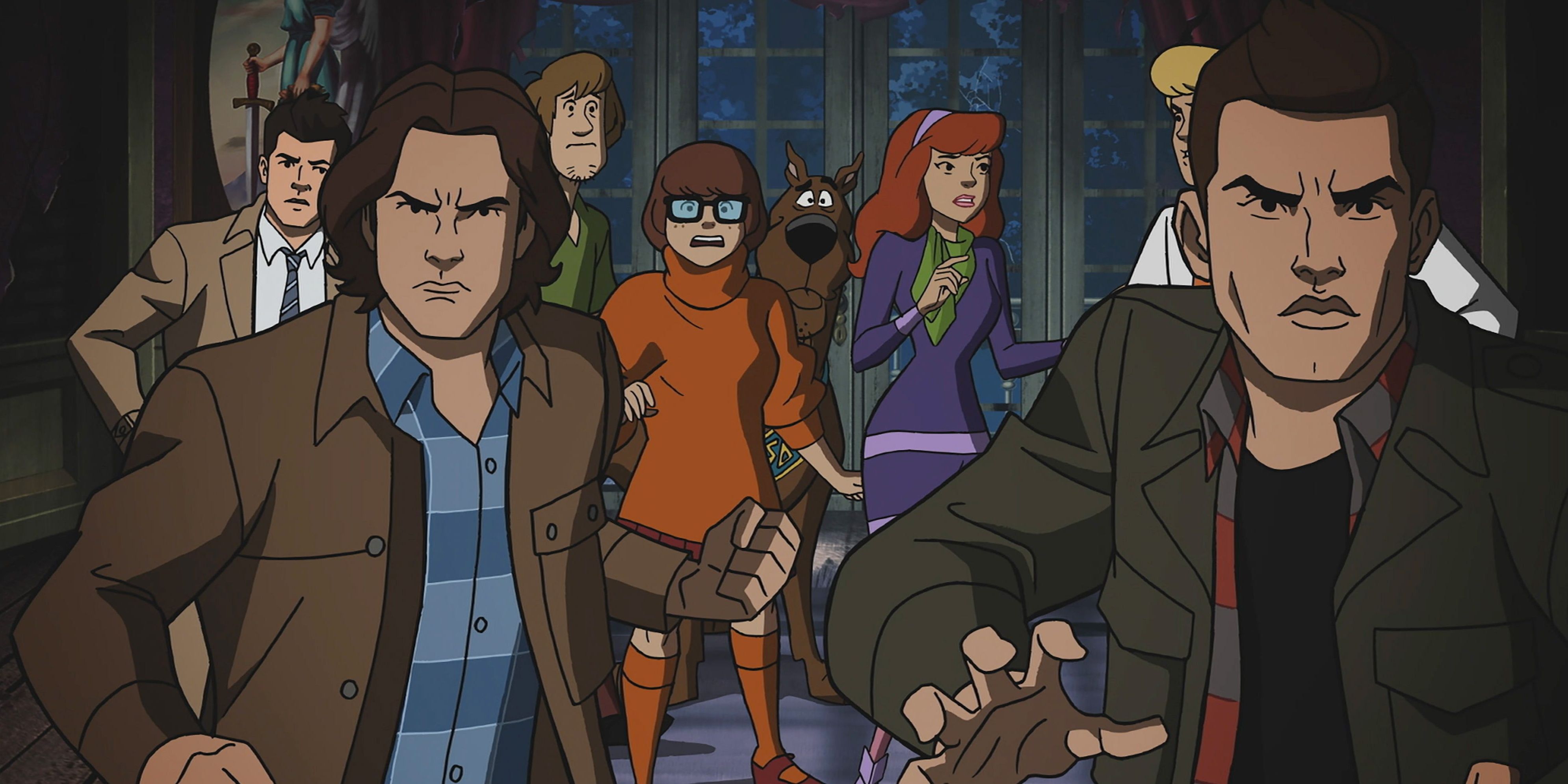 Scooby-Doo, Mystery, Inc., Sam, and Dean in Supernatural