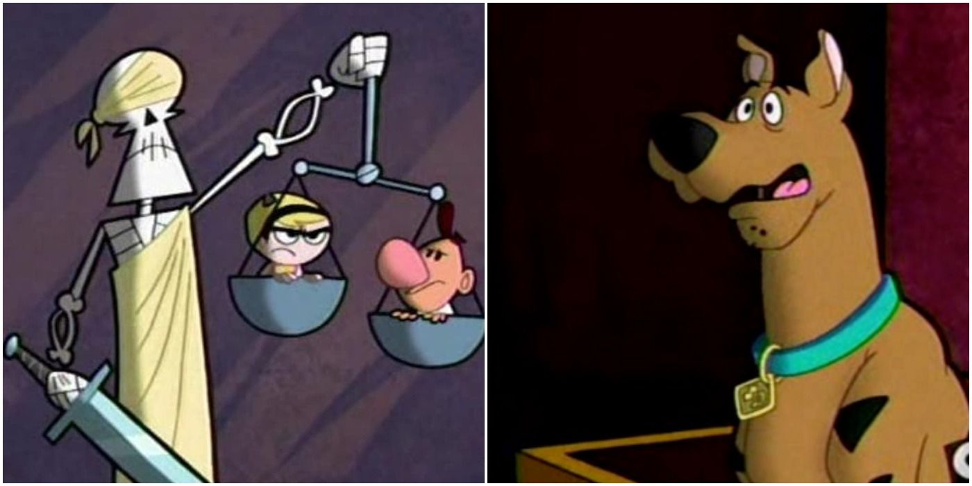 Scooby-Doo, Grim, Billy, and Mandy in The Grim Adventures of Billy & Mandy