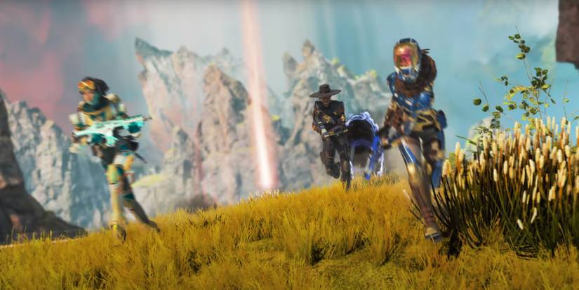 Seer following two teammates from the rear