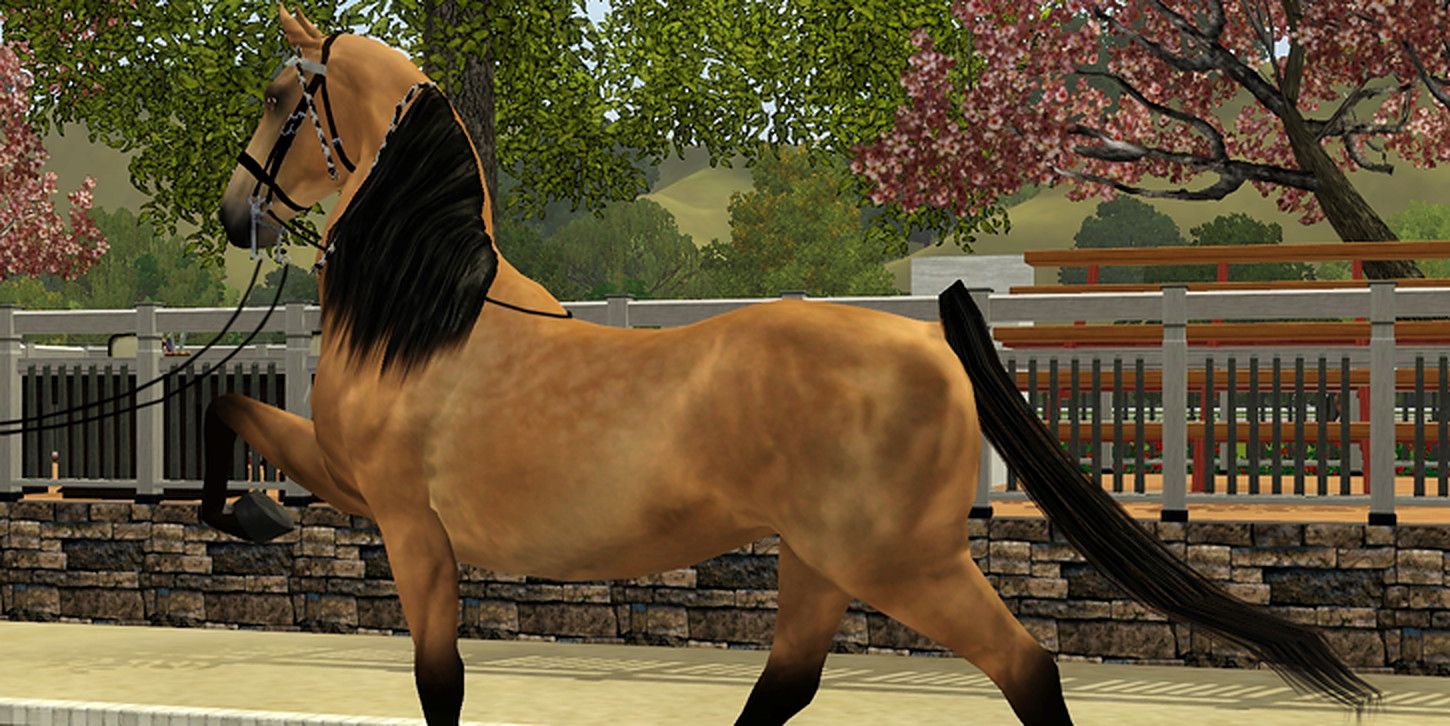 В Sims 3 есть лошади в качестве домашних животных.