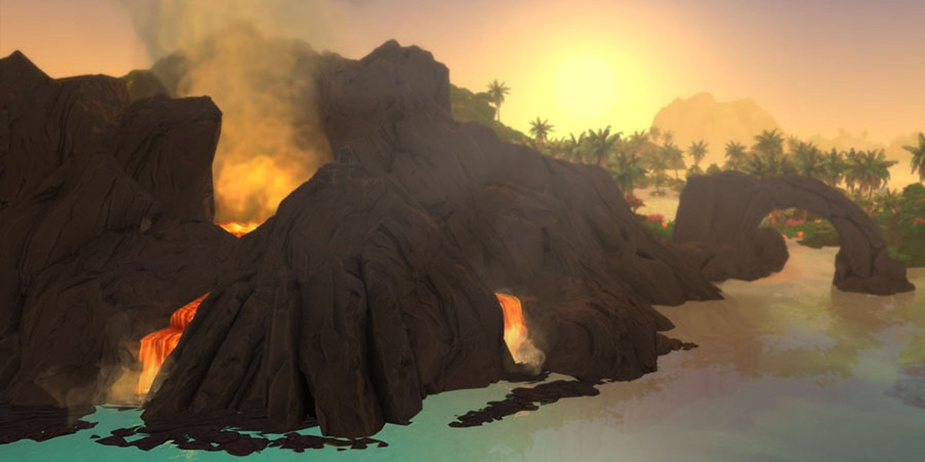 Sims 4 volcano