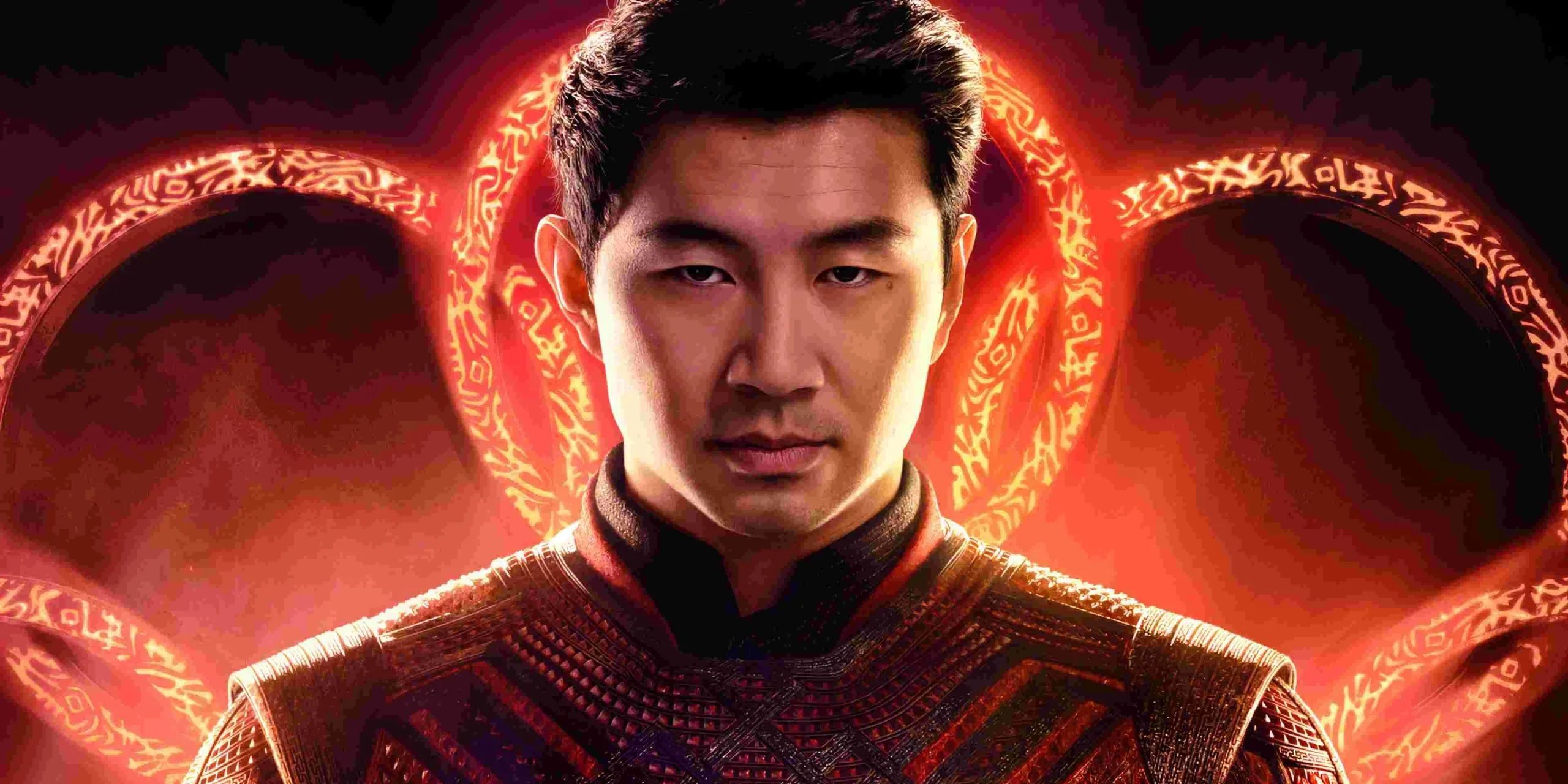 Simu Liu on the poster for Shang-Chi and the Legend of the Ten Rings