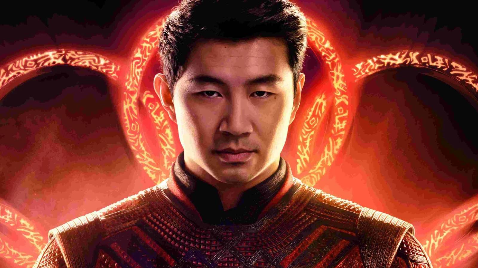 Simu Liu on the poster for Shang-Chi and the Legend of the Ten Rings