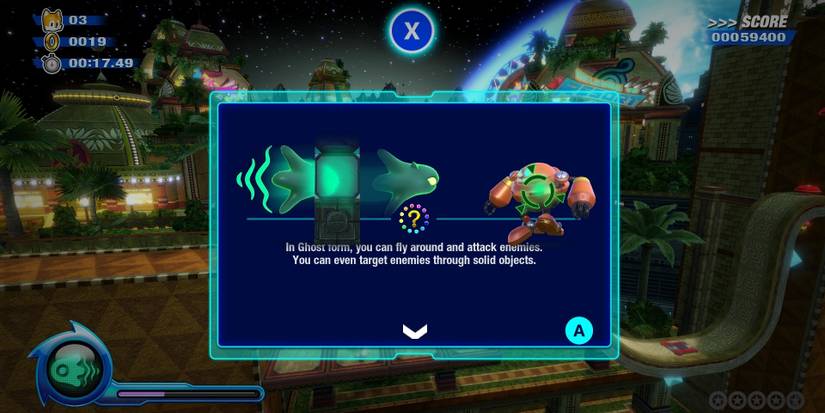 Sonic Jade Ghost Wisp