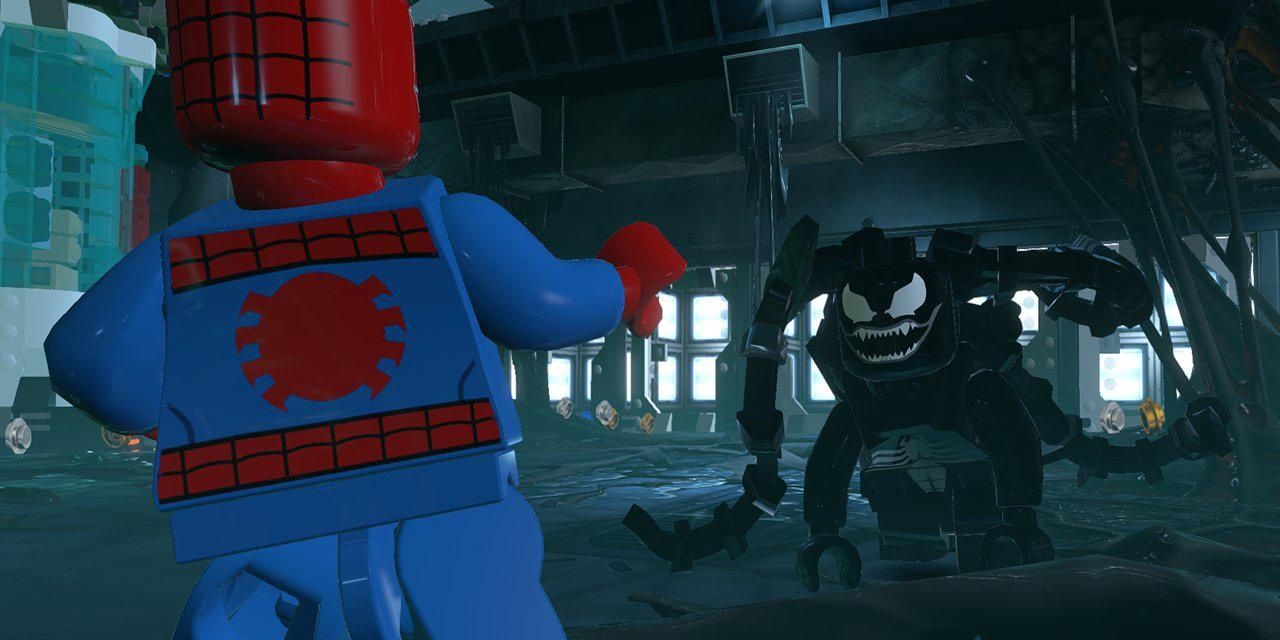 Spider-Man and Venom in LEGO Marvel Superheroes