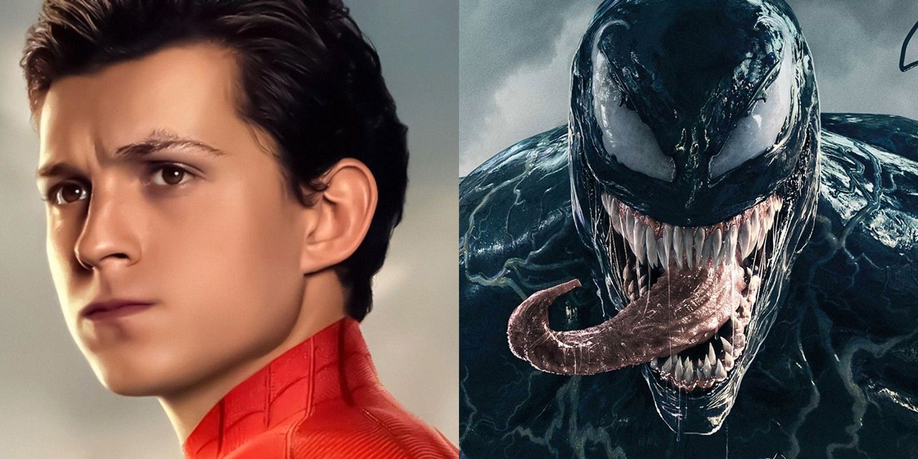 Tom Holland's Spider-Man Gets His Black Suit In This 'Venomverse' Fan Art