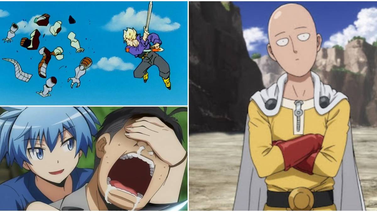 One-Hit-Kill Fights in Assassination Classroom and One Punch Man