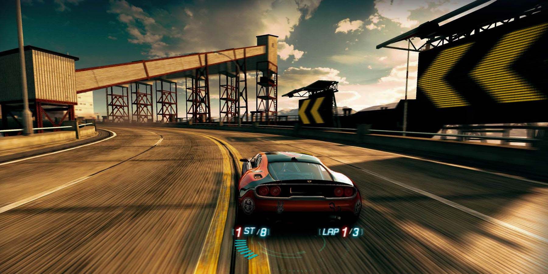 arcade car racing game