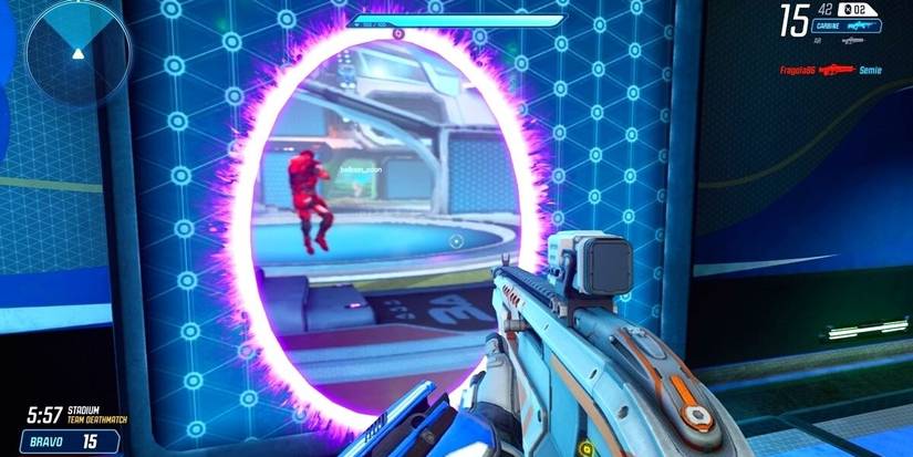 Splitgate Aiming Through Portal