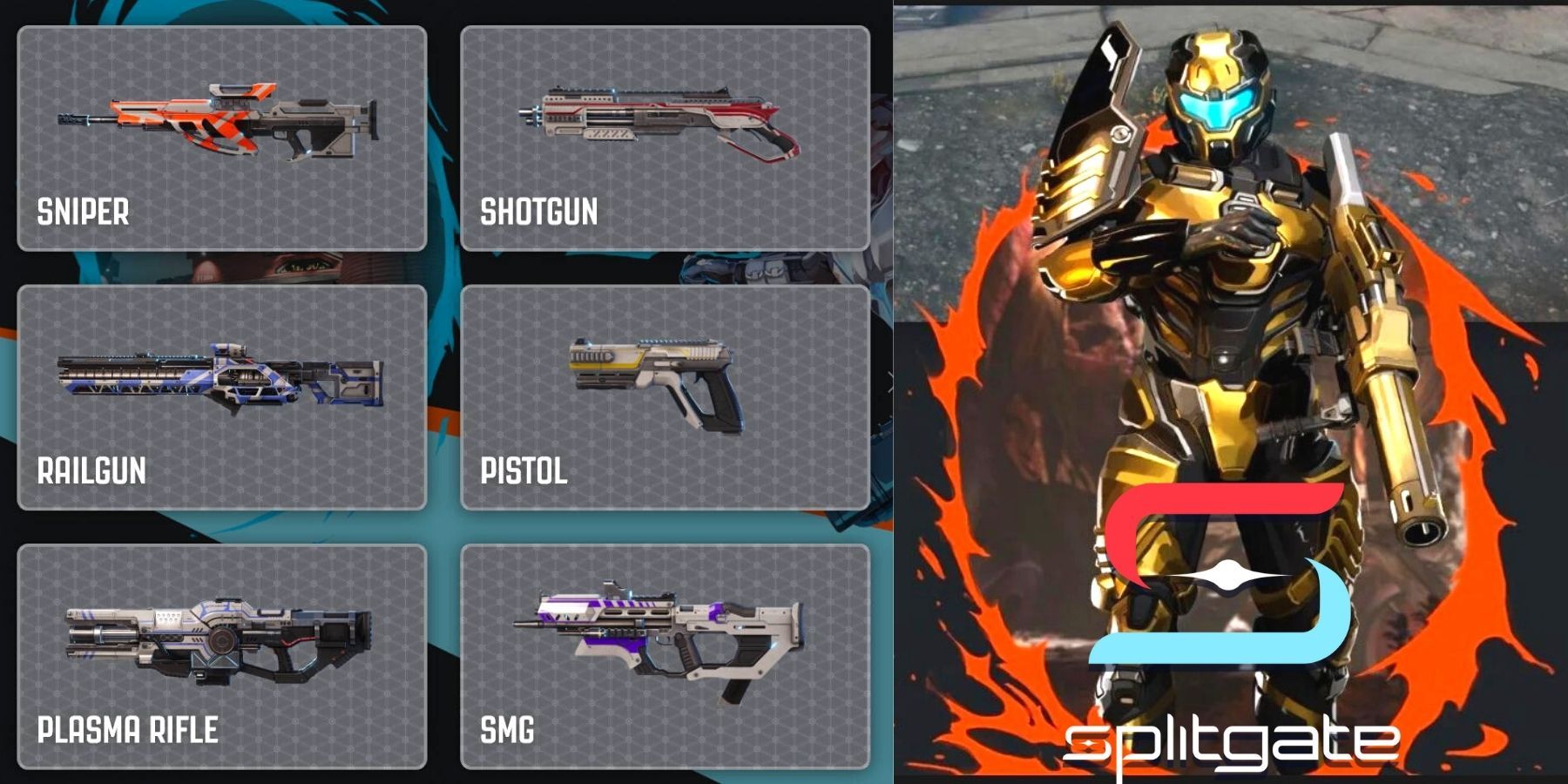 Splitgate Weapon Ranking Feature Image