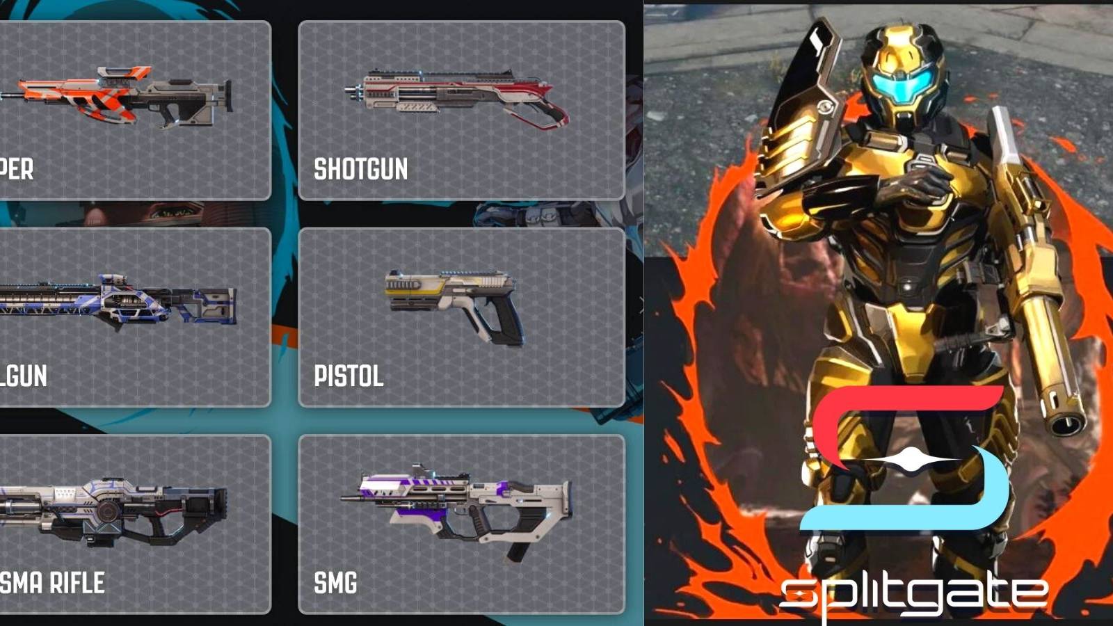Splitgate Weapon Ranking Feature Image