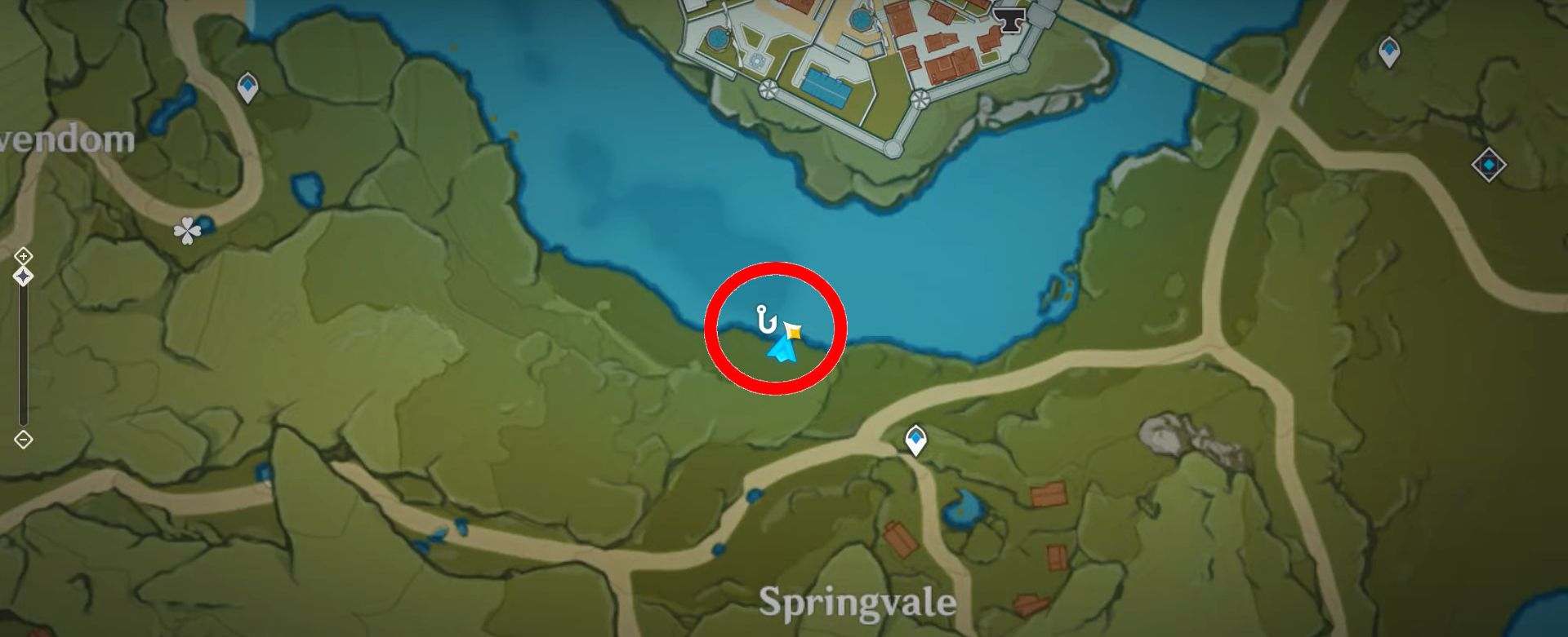 Springvale Pufferfish Spawn Location