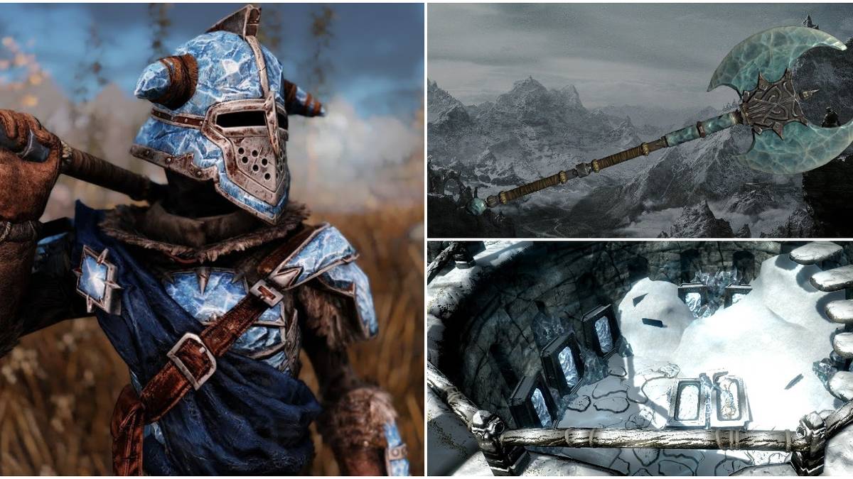 Stalhrim Weapons and Armor From Skyrim