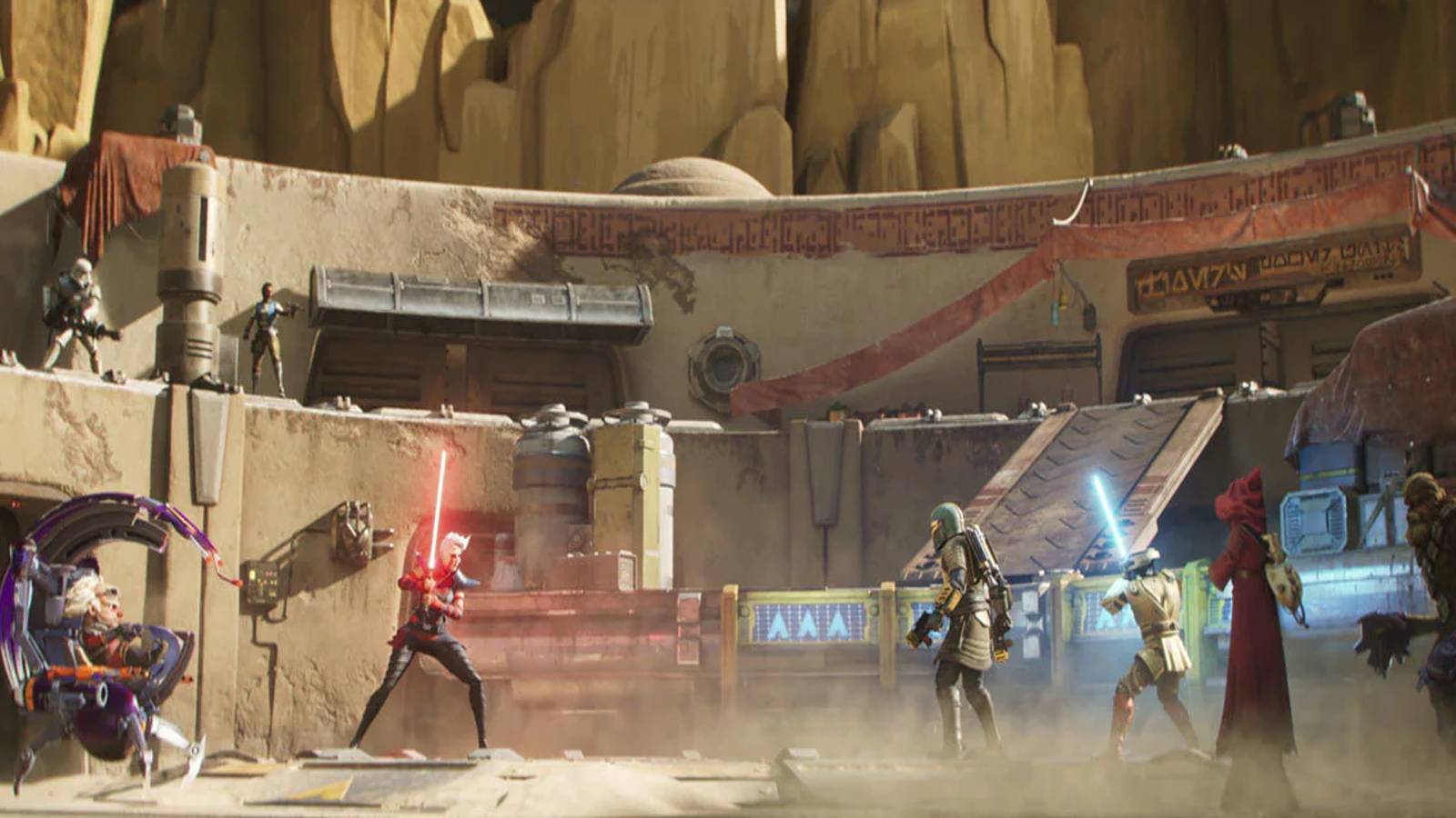 Star Wars Hunters Lightsaber Duel Battle