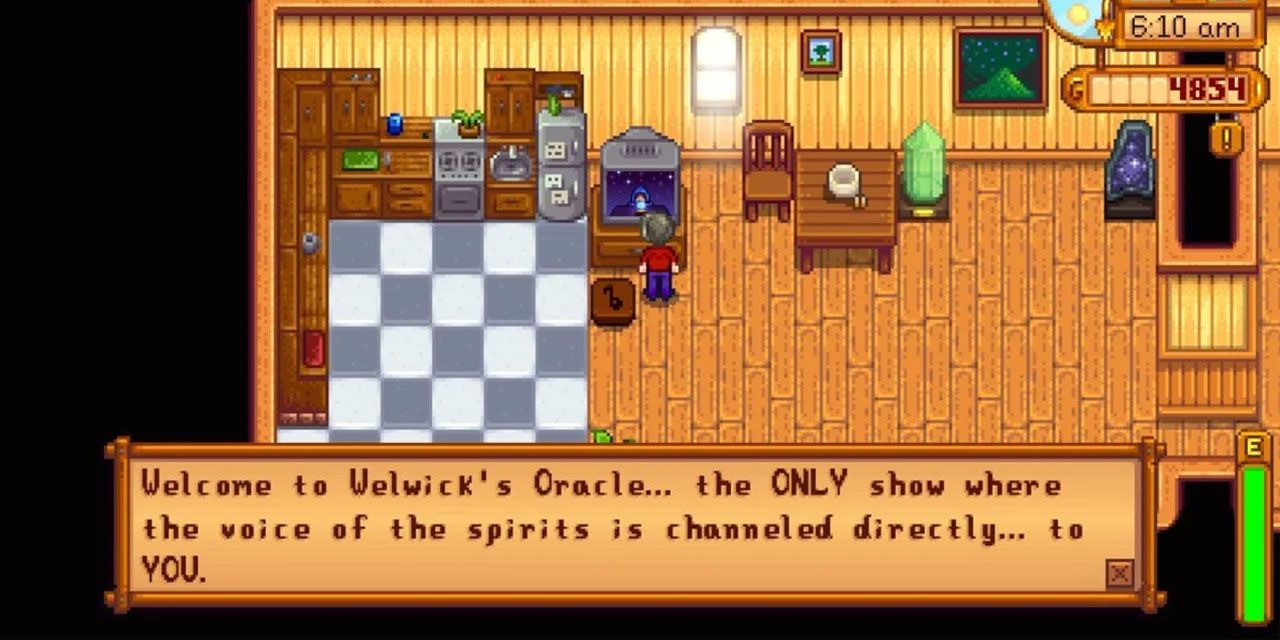 Stardew-Valley-Player-Character-Watching-The-Fortune-Teller-On-TV