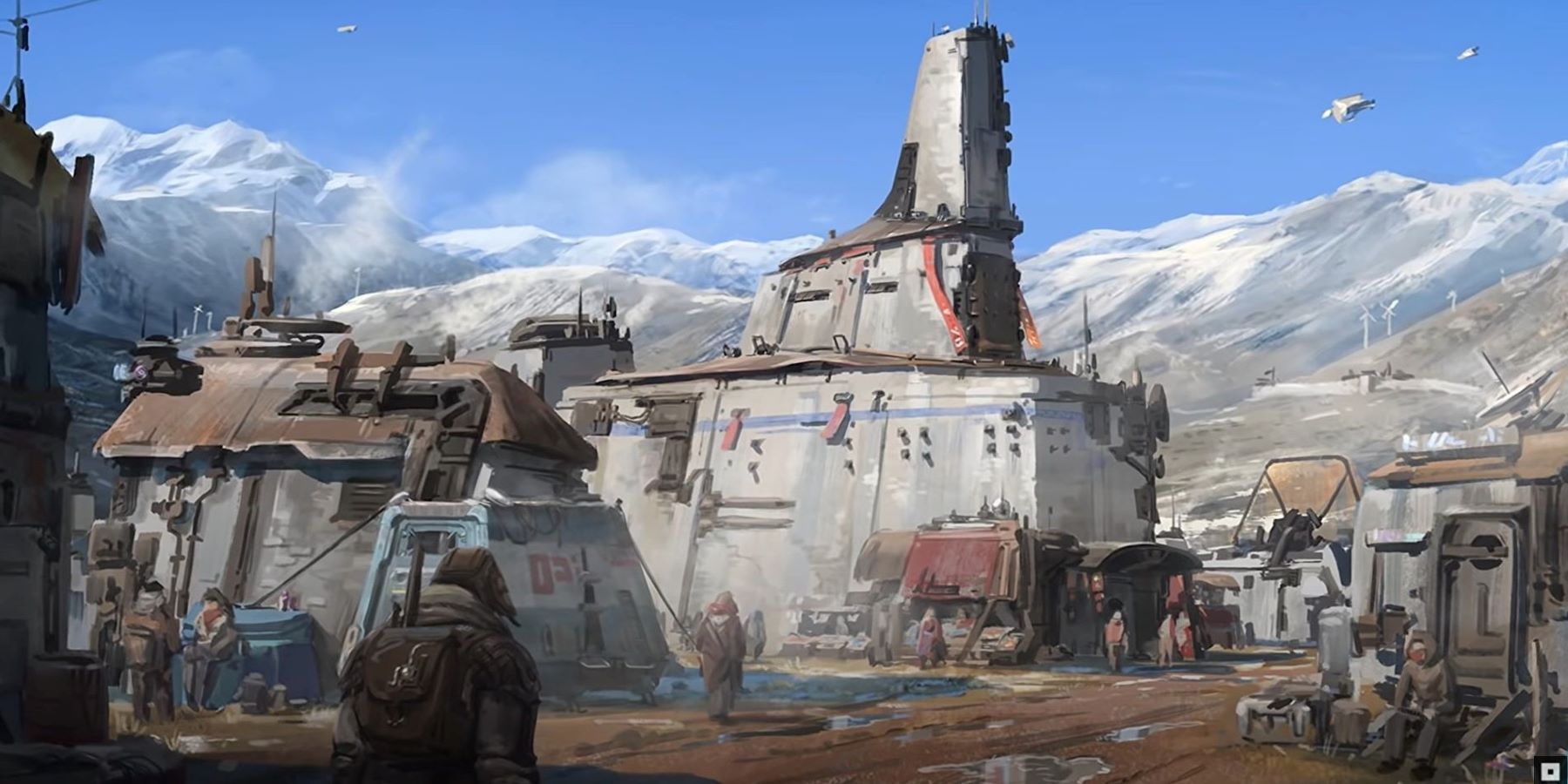 Concept art of Akila from Bethesda's Starfield location insight videos