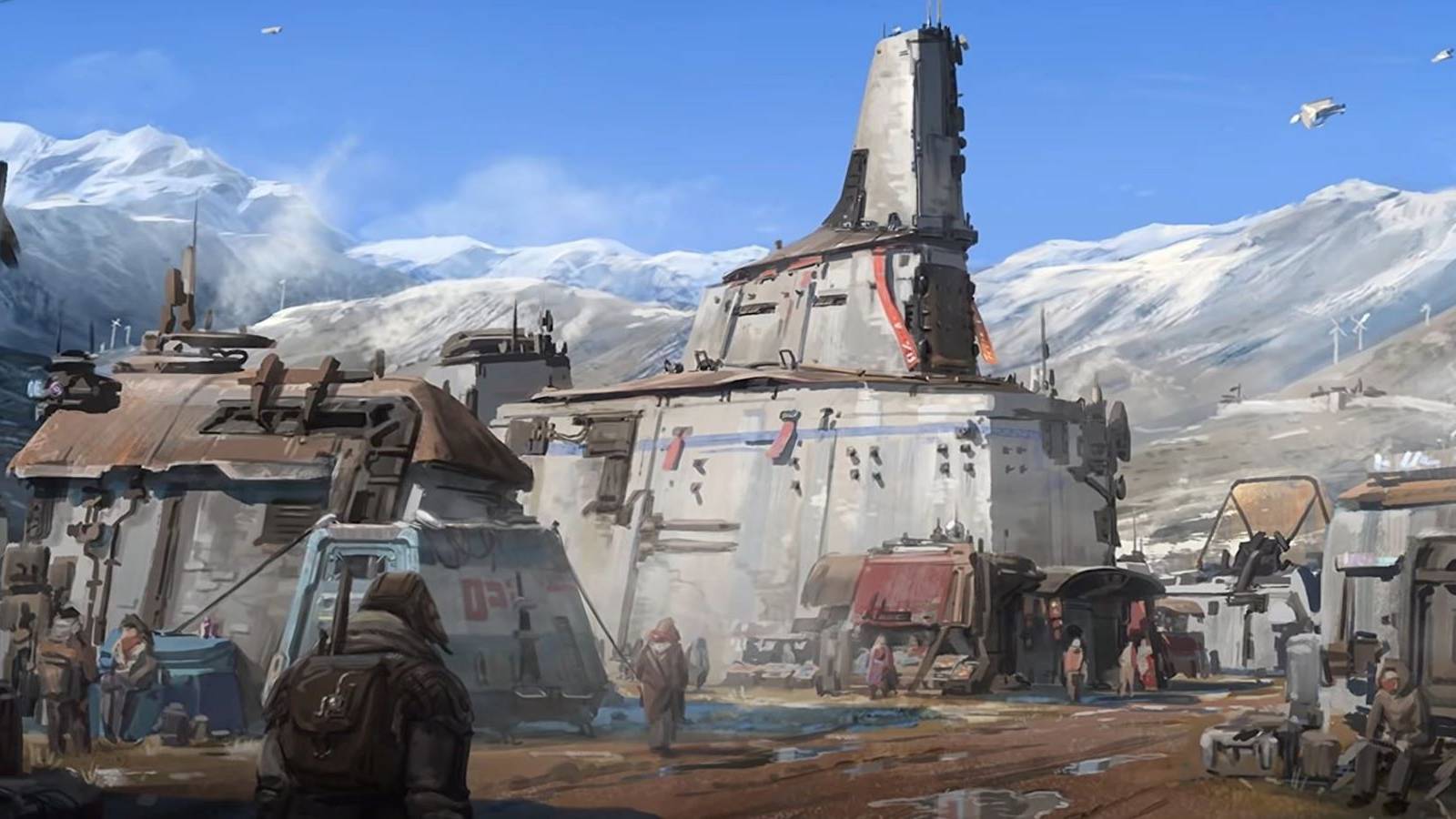 Concept art of Akila from Bethesda's Starfield location insight videos