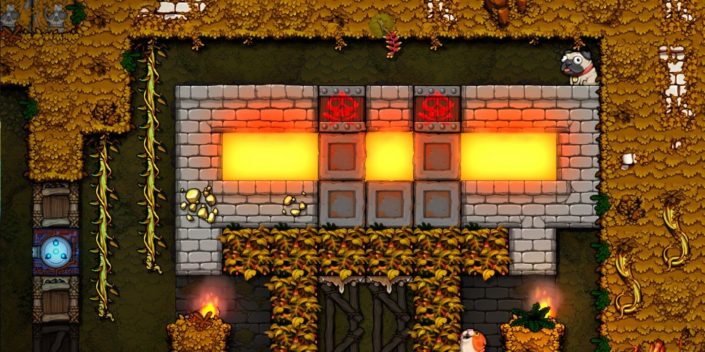 Super Lunky Warrior mod for Spelunky 2
