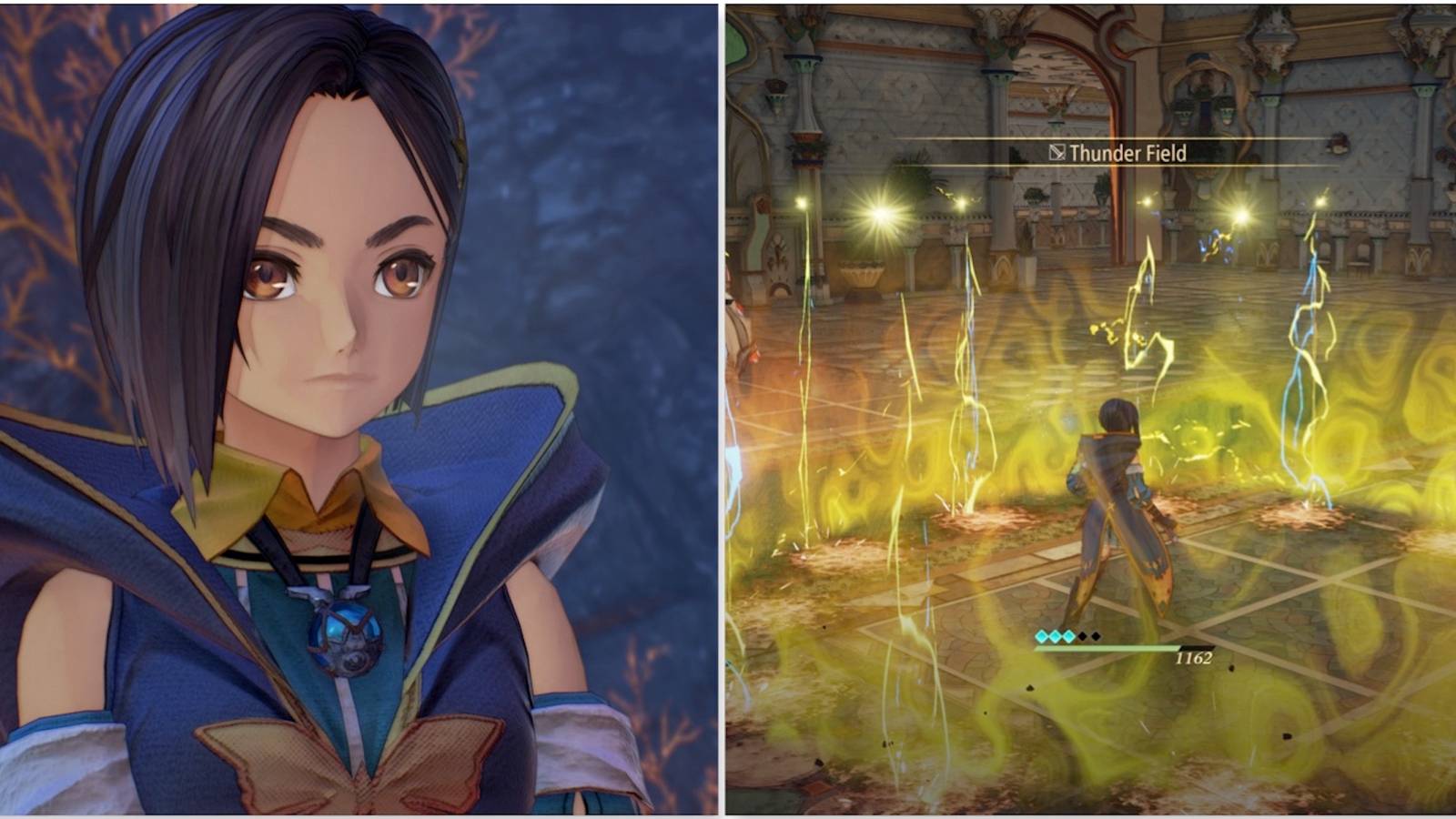 Rinwell and casting magic in Tales of Arise