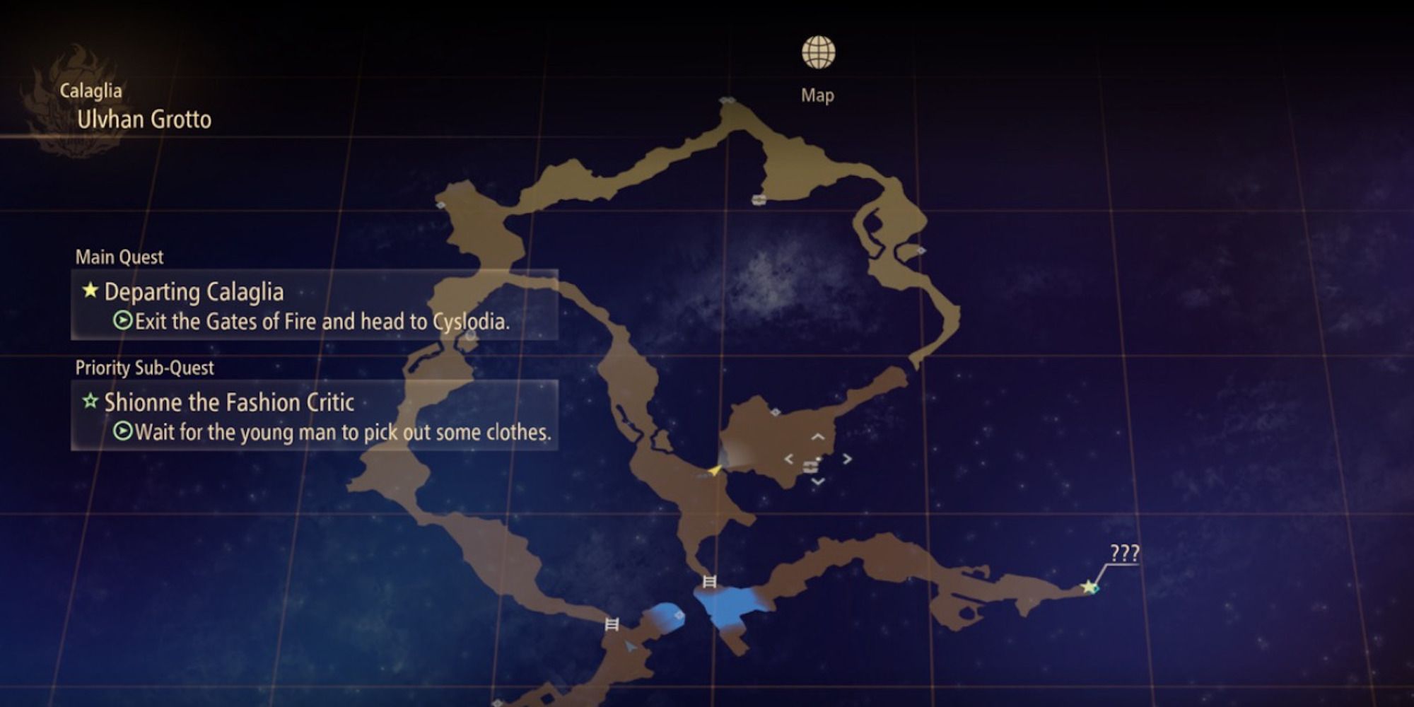 The map from Tales of Arise