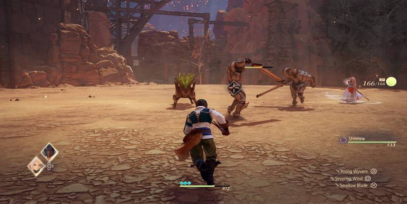 Fighting enemies in Tales of Arise