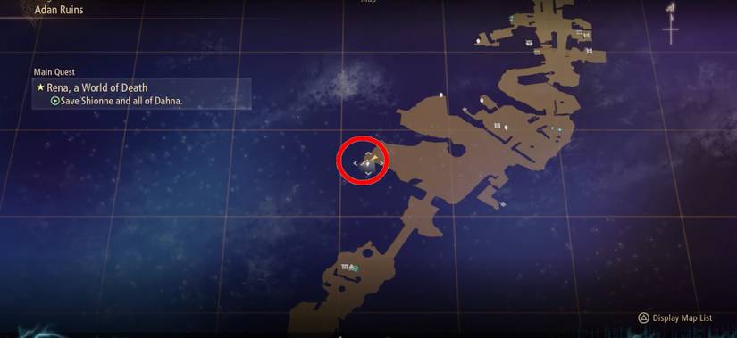 Tales of Arise Adan Ruins Fishing Location