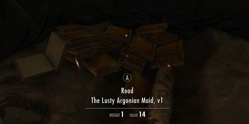 Telekinesis Spellbook In Benkongerike From Skyrim (under Lusty Argonian Maid books)