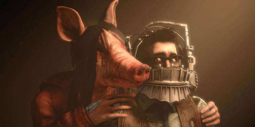 The Pig with a victim