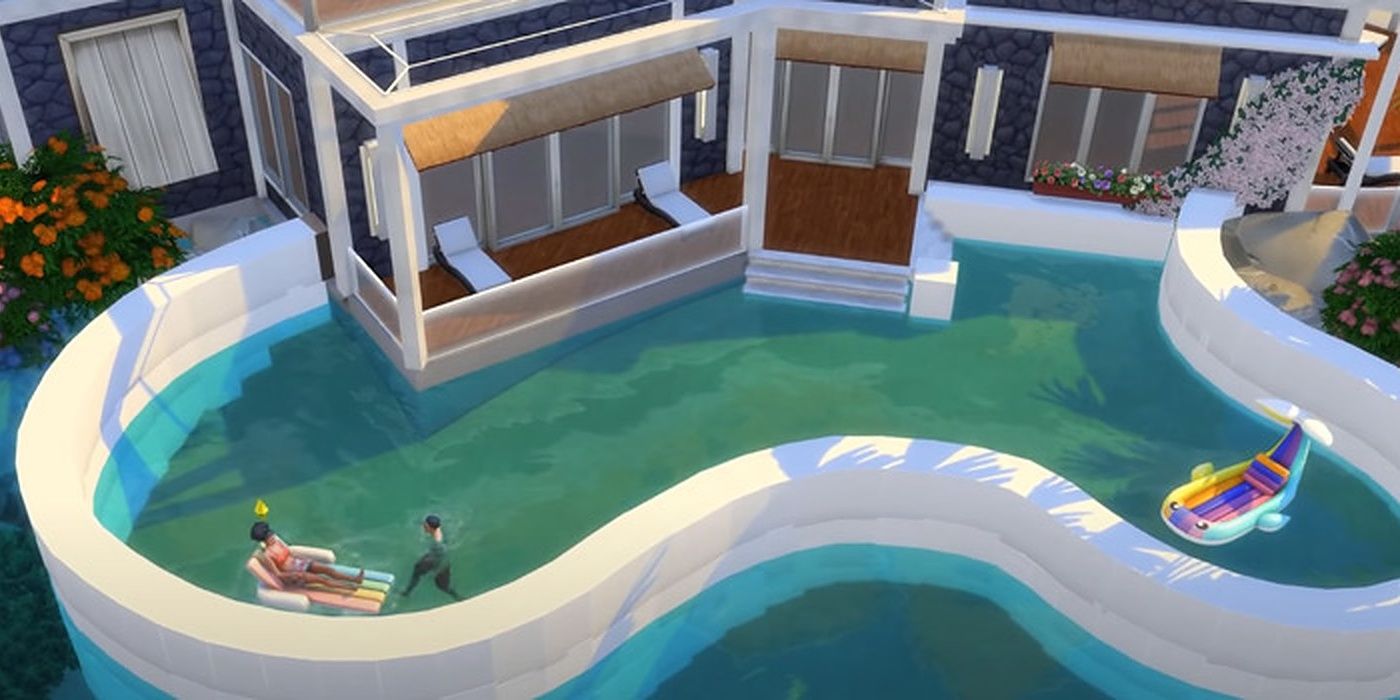 The Sims 4 pool