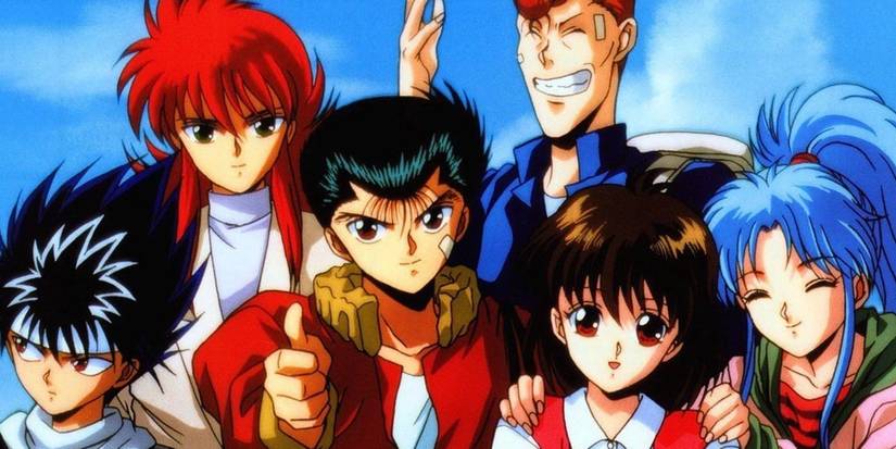 The main cast of Yu Yu Hakusho